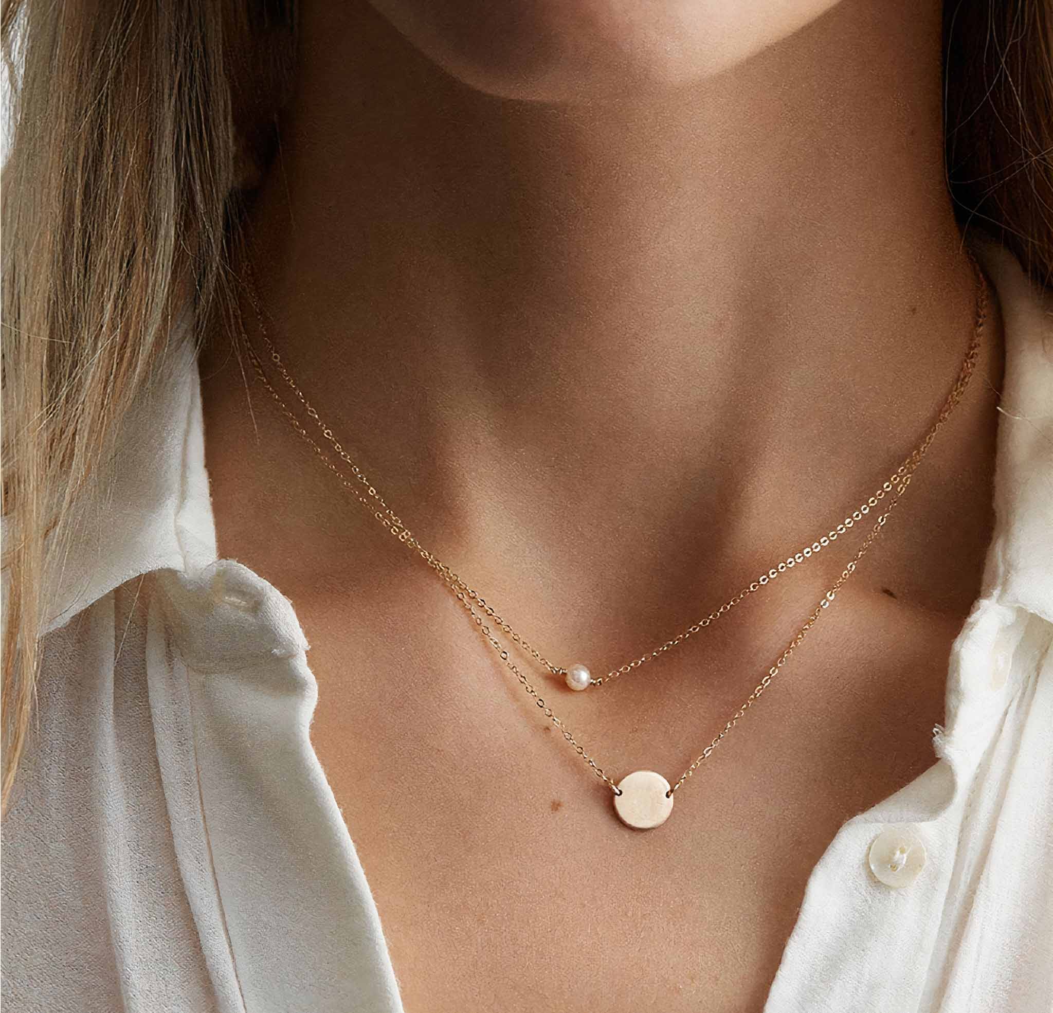 Buy Pearl Zoned Pendant Necklace Online in India | Zariin