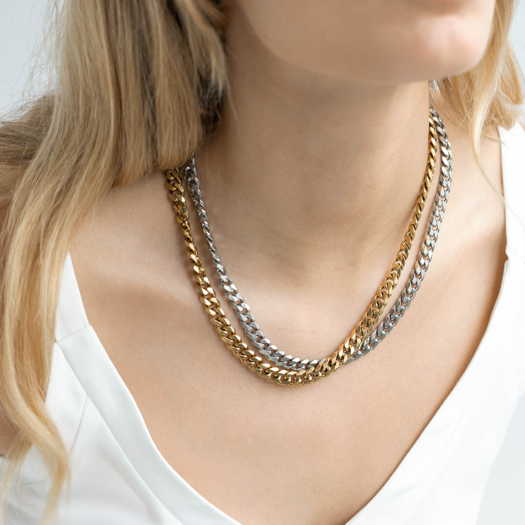 SLICK CURB CHAIN NECKLACE | Ora Gift