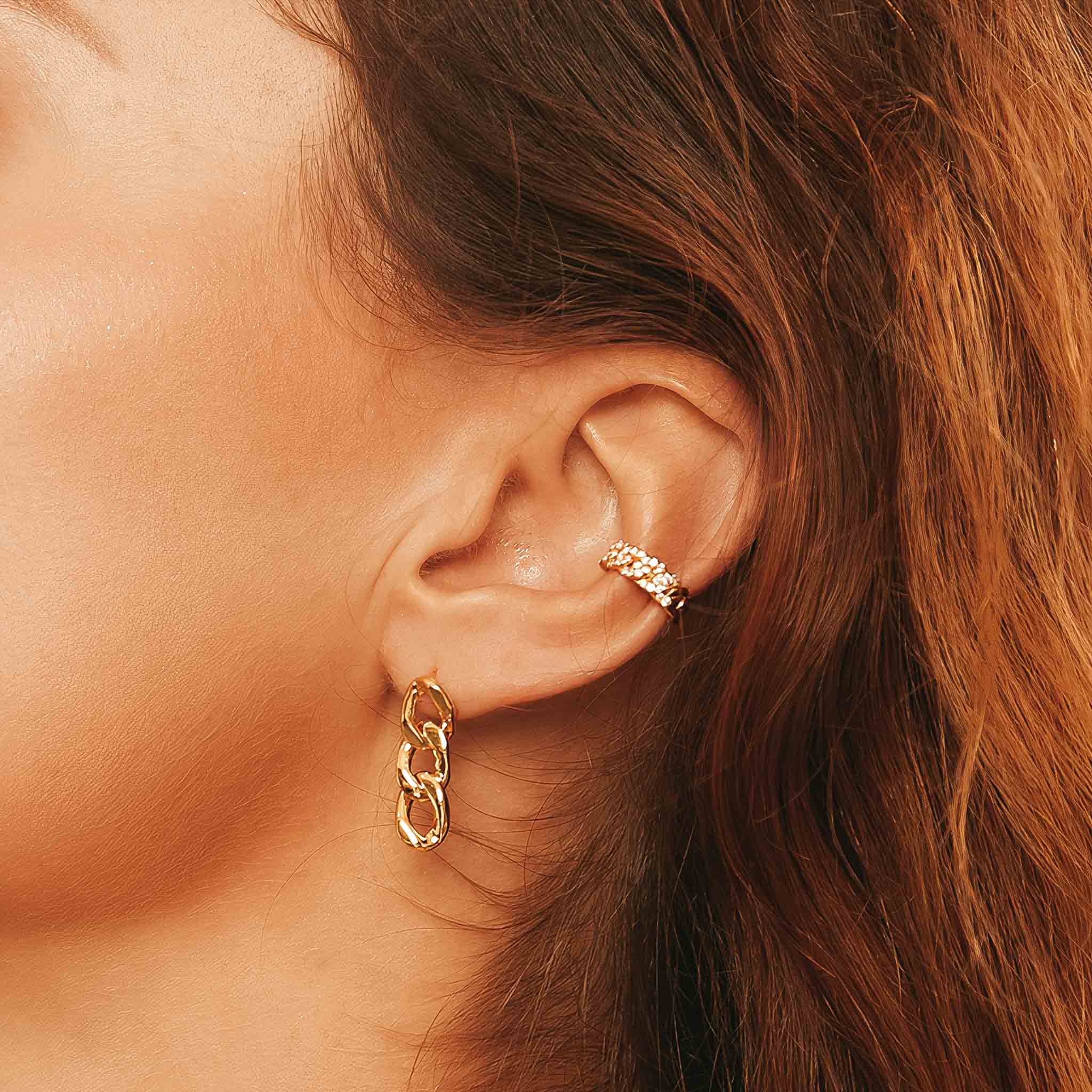 Discover more than 224 cuban link hoop earrings latest