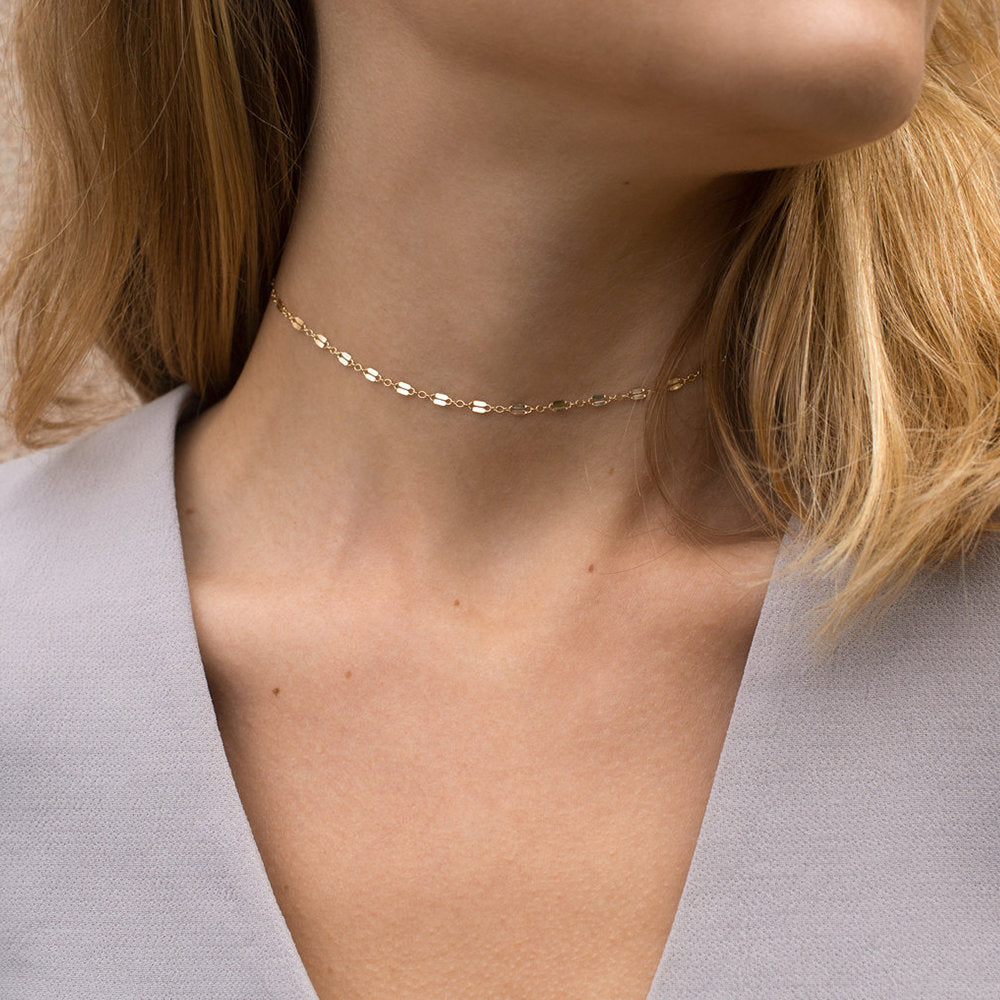 Buy Radiant Splendor Diamond Choker Necklace Set Online | ORRA
