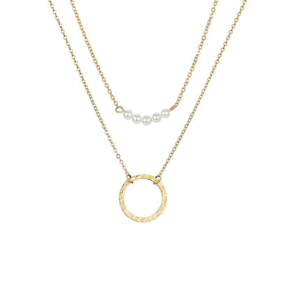DAINTY CRYSTAL GOLD PLATED NECKLACE SET - Ora Gift
