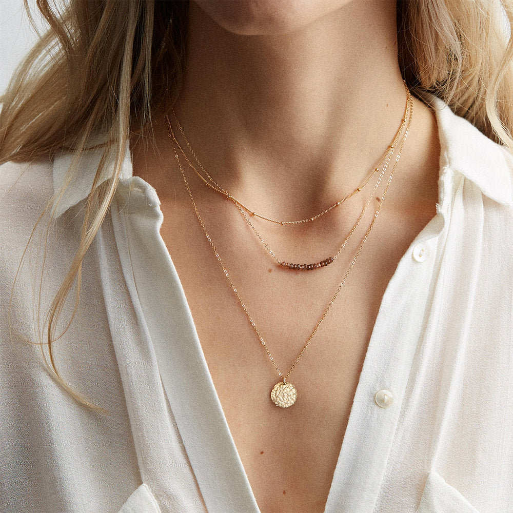 Dainty Dot Necklace Set | Layered Necklace Set – Amanda Deer Jewelry