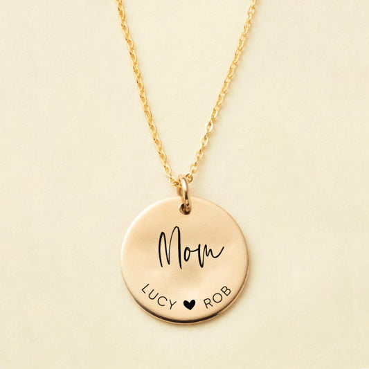 MOM NECKLACE WITH CHILDREN NAMES