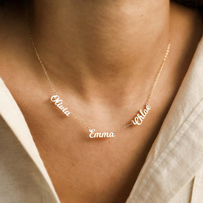MULTIPLE NAMES NECKLACE